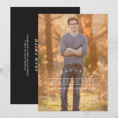 Einfache Einladungen | Klasse 2017 (Vorne/Hinten)