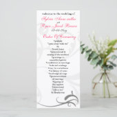 Einfache Einladungen zu Schwarz-Weiß-Hochzeiten (Stehend Vorderseite)