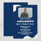 Einfache Einladungen zum 38. Geburtstag Männer Fot (Vorne/Hinten)