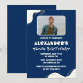 Einfache Einladungen zum 42. Geburtstag Männer Fot (Vorne/Hinten)