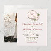 Einfache Einmalige Blush Pink Peony Wedites (Vorne/Hinten)