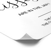 Einfache Einschätzung Wie viele Kisses Brautparty  Poster (Ecke)