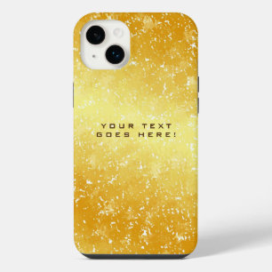 Einfache einzigartige spezielle Goldfarbe Hintergr iPhone 14 Plus Hülle