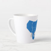 Einfache Elefantenlatte Tasse (Linke Ecke)