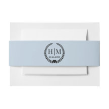 Einfache Eleganbrücke und Groom Monogram
