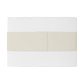 Einfache Eleganbrücke und Groom Monogram Einladungsbanderole (Rückseitenbeispiel)