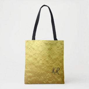 Einfache Elegance Gold Bag Black Classy Monogram Tasche