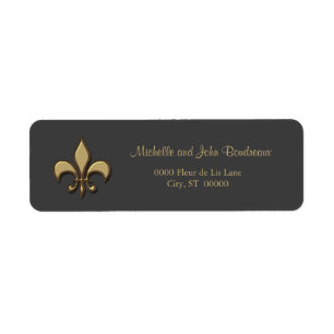 Einfache Elegance Gold Lilie