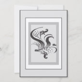 Einfache Elegance Hochzeit Einladung (Vorderseite)