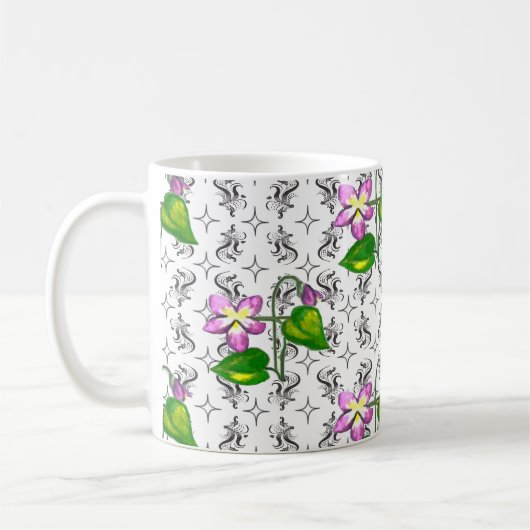 Einfache Elegance Humble Violet Kaffeetasse (Links)