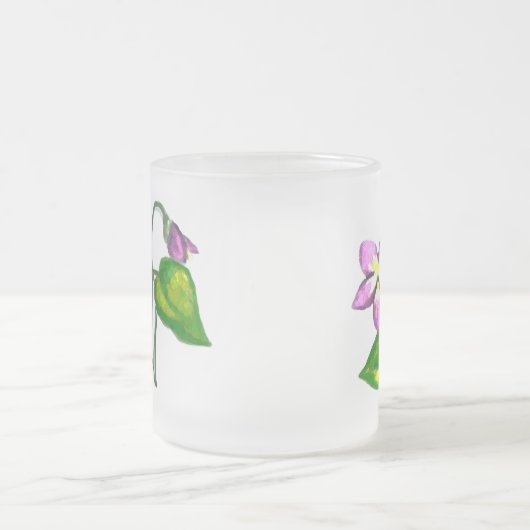 Einfache Elegance Humble Violet Mattglastasse (Mittel)