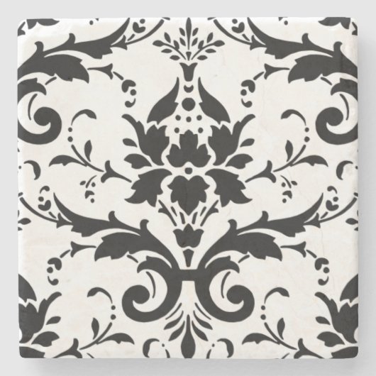 Einfache Elegance Marble Stone Untersetzer (Vorderseite)