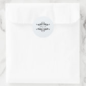 Einfache Elegance Umschlag Aufkleber - Robin's Egg (Tasche)