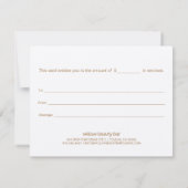 Einfache Elegant (Rückseite)