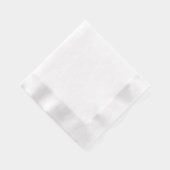 Einfache Elegant 3 Initialbrief Monogram #9002 Servietten Mit Folie (Rechts)