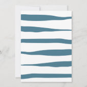 Einfache Elegant Ahoy Es ist eine Niedliche Kinder Einladung (Rückseite)