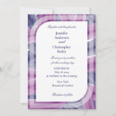 Einfache Elegant-Akrylverheiratung Einladung (Vorderseite)