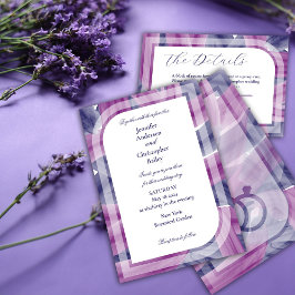 Einfache Elegant-Akrylverheiratung Einladung