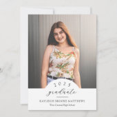 Einfache Elegant Arched Year Graduation Party Einladung (Vorderseite)