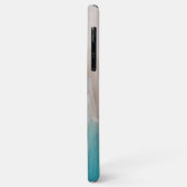 Einfache Elegant Blue Beach Typografy Name Case-Mate iPhone Hülle (Hinten/Links)