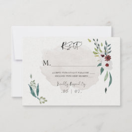 Einfache Elegant Burgund Grüne Weinroute Mendrisio RSVP Karte