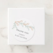 Einfache Elegant Eucalyptus Baby-Dusche Geschenkanhänger (Beispiel)