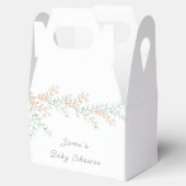 Einfache Elegant Eucalyptus Baby-Dusche Geschenkschachtel (Geöffnet)