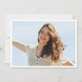 Einfache Elegant Eukalyptus Grüne Abschluss Tha Dankeskarte (Rückseite)