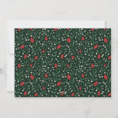 Einfache Elegant Frohe Weihnachten (Rückseite)
