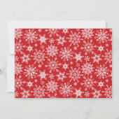 Einfache Elegant Frohe Weihnachtsgrüße Feiertagskarte (Rückseite)