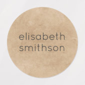 Einfache Elegant Gender Neutral Fügen Sie Ihren Na Etiketten (Design 2)