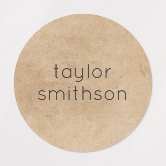 Einfache Elegant Gender Neutral Fügen Sie Ihren Na Etiketten (Design 1)