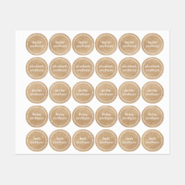 Einfache Elegant Gender Neutral Fügen Sie Ihren Na Etiketten