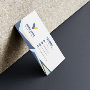 Einfache Elegant Geometric Visitenkarte