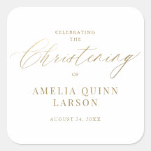 Einfache Elegant Gold Calligraphy Script Christeni