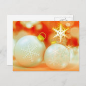 Einfache Elegant Gold Decor Ball Frohe Weihnachten (Vorne/Hinten)