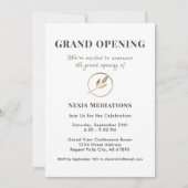 Einfache Elegant Grand Opening Einladung (Vorderseite)