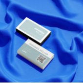 Einfache Elegant Green Minimalistisch Visitenkarte