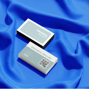 Einfache Elegant Green Minimalistisch Visitenkarte