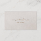 Einfache Elegant Hummingbird Nature Visitenkarte (Rückseite)