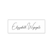Einfache Elegant-Minimalistisch-23-Script-Bezeichn Permastempel (Design)