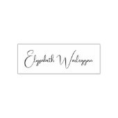 Einfache Elegant-Minimalistisch-Skriptbezeichnung  Permastempel (Design)
