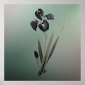 Einfache Elegant Moderne Ukiyo-e japanische Iris Poster (Vorne)