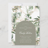 Einfache Elegant Moss Arch Eukalyptus Pampas Boho