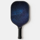 Einfache Elegant Navy Blue Monogram Custom Pickleball Schläger (Rückseite)