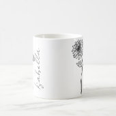 Einfache Elegant-November-Blume Kaffeetasse (Mittel)