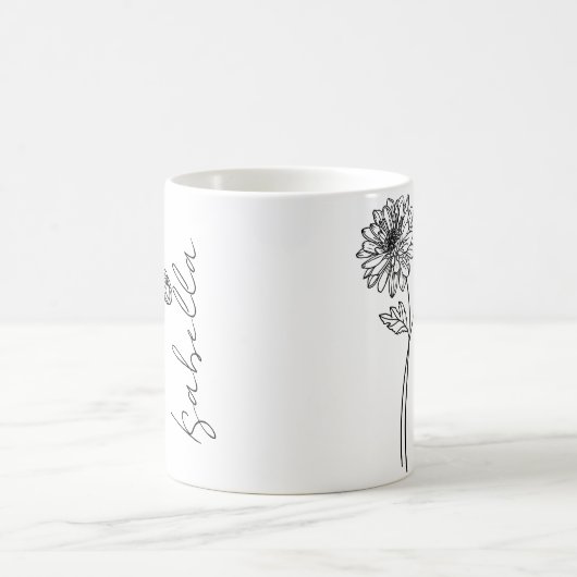 Einfache Elegant-November-Blume Kaffeetasse (Mittel)