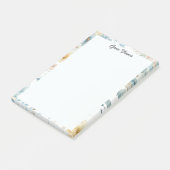 Einfache Elegant Personalisiert Post-it Klebezettel (angewinkelt)