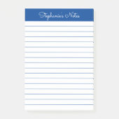 Einfache Elegant Personalisiert Post-it Klebezettel (Vorderseite)