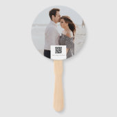 Einfache Elegant Vielen Dank für Ihr Hochzeitsstip Fächer (Rückseite)